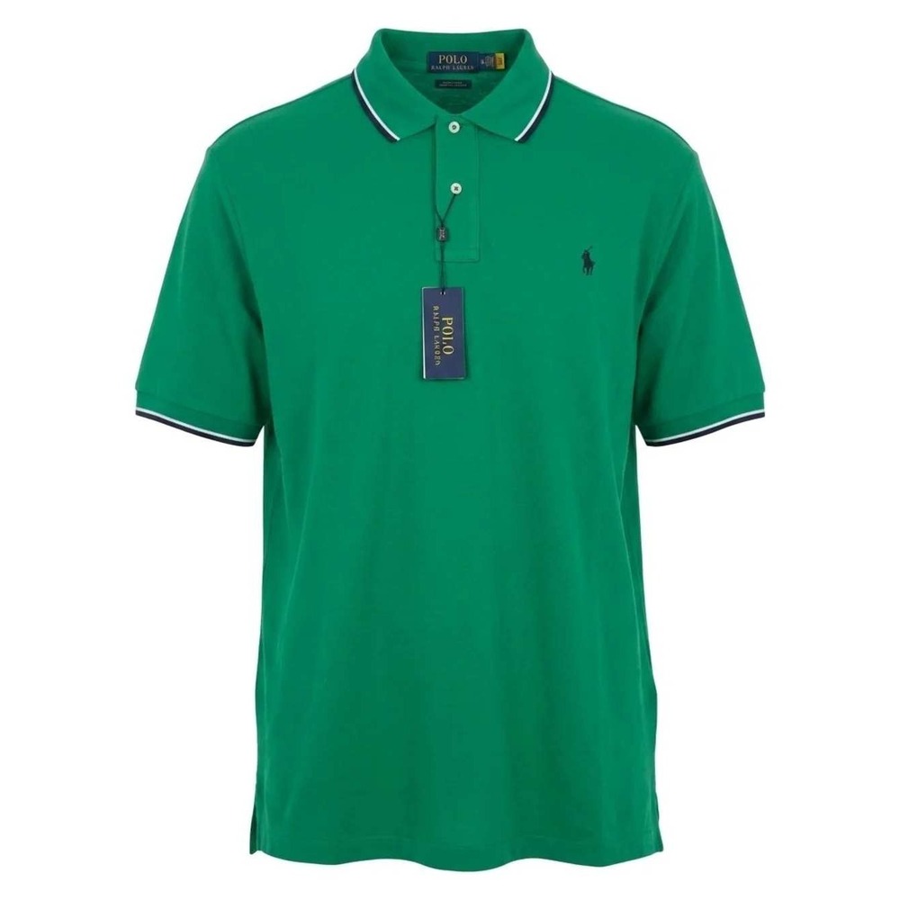 NWT MENS SZ XXL POLO RALPH LAUREN S/S POLO SHIRT~GREEN~NWT